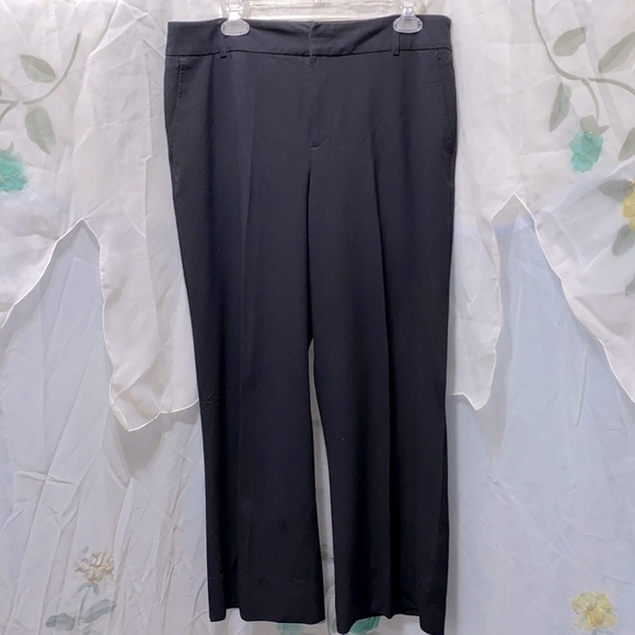 HARRIS WALLACE BLK WIDE LEG DRESS PNTS SZ 14 - Picture 1 of 13